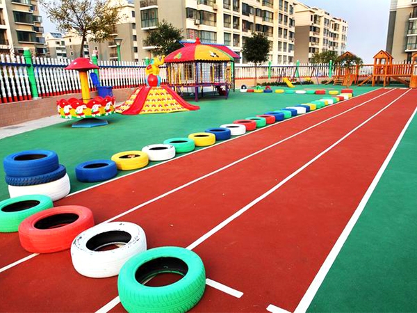 幼兒園塑膠跑道